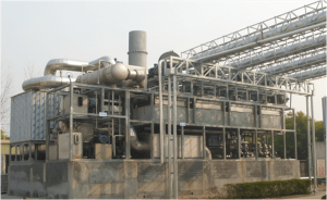 浙江誠(chéng)信包裝材料有限公司，一套大型溶劑回收設(shè)備對(duì)接4臺(tái)復(fù)合機(jī)